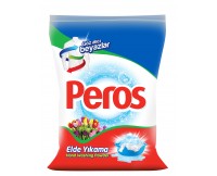 PEROS Стиральный порошок для ручной и полуавтоматической стирки 1000гр. в мягкой упаковке, White & Bright для белого белья /3075 /12