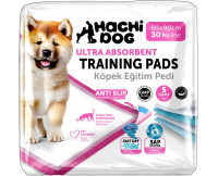 HACHI DOG Covarase absorbante p/u toaleta 5 str. 60×90 cm 30 buc. cu strat adeziv 1/6
