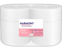 Harmony Prof Бумага туалетная Premium Jumbo Cellulosa 2 слоя 195м /6 /0763/7362