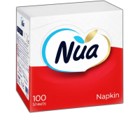 NUA Салфетка столовая 30см*30см 100шт 2 слой /501649 /24