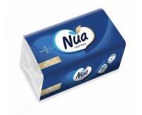 NUA Салфетки косметические в полиэтилене 2 слоя 150 штук /501320 /24