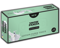 PANDA Extra Care Салфетки косметические с лосьоном 3 слоя 90 штук 1/15