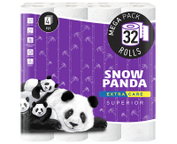 PANDA ExtraCare Туалетная бумага Superior 4 слоя 32 рулона 134 лист /2
