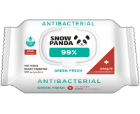 PANDA Салфетки влажные для рук и тела 99% с антимикробным действием 100 шт /12