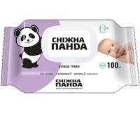 PANDA Салфетки влажные с целебные травы, вит Е , D-пантенол от 0+ 100шт /12