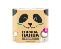 PANDA Hirtie igienica Premium Aroma Plus 3str. 4 role 150foi 18,75m /14