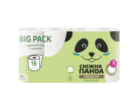 PANDA Туалетная бумага Premium Classic Plus 3 слоя 16 рулона 142 лист 17,75 м /3