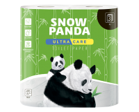 PANDA Hirtie igienica Ultra Care 3str. 4 role 140foi 17.5m
