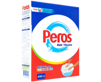 PEROS Стиральный порошок для ручной стирки 400гр. в коробке, для белого и цветного белья /8086 /18