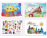 PROSTAND Album p/u desen cu clama A4 12 foi PR-A4-12 /12