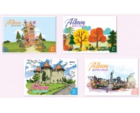 PROSTAND Альбом для рисования на скрепке A4 24л. PR-A4-24 /12/96