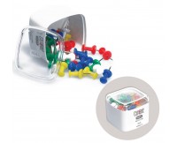 Pioneze p/u harta color mixt CUBBIE MAS (1254) 30 buc.