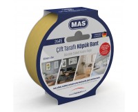 Лента клейкая (скотч) двусторонний вспененный 38мм х 5м MAS (2645) /32