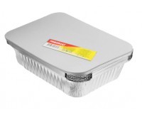 Caserola aluminiu cu capac set 5buc S-784 L 218*155*39