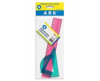 Set rigla cu miner 3buc 30 cm 025 ARK /20