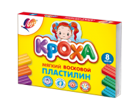 Пластилин мягкий Кроха 8цв 25С 1551-08 Луч /30