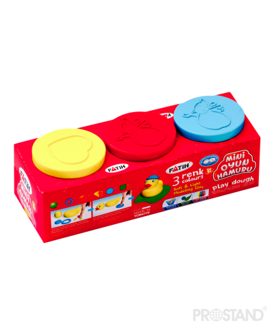 Pasta de modelat Fatih play dough 3buc mini 50073