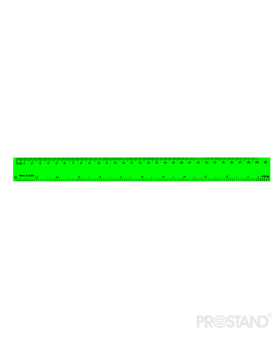 Rigla plastic 30cm color 8015