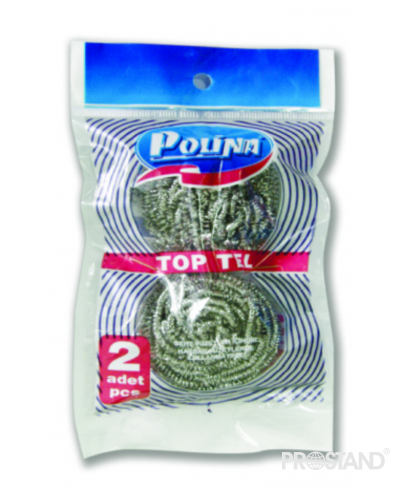 Polipak Burete metalic p/u vesela set 2buc 2384