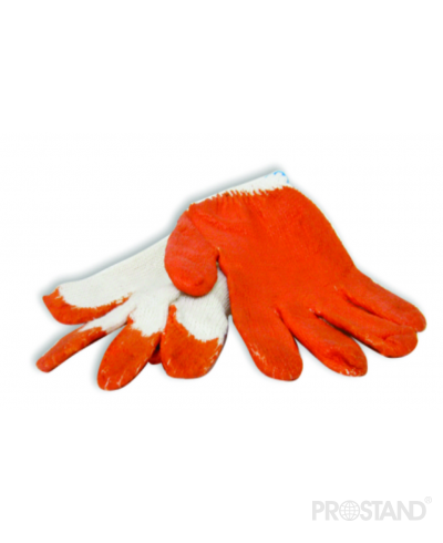 Перчатки рабочие оранжевые/черные С КАРТОНОМ 3121 B
