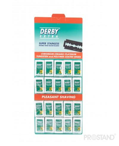 DERBY EXTRA Лезвие двустороннее для бритвенного станка 5 штук на ленте 1/10