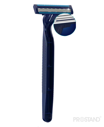 DERBY SAMURAI2 Aparat p/u ras de unica folosinta 2 lame albastru /104010102