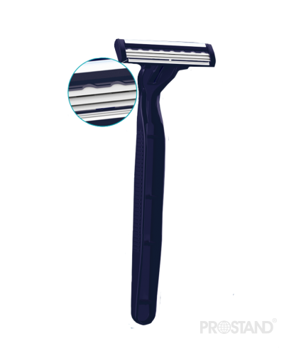 DERBY SAMURAI3 Станок для бритья одноразовый 3 лезвия синий 1/2/12/72/432 NEW /4213/4565 /105010103