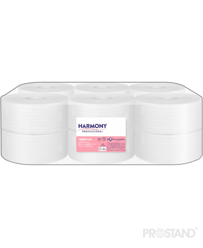 Harmony Prof Бумага туалетная Premium Jumbo Cellulosa 2 слоя 160м /12 /7359