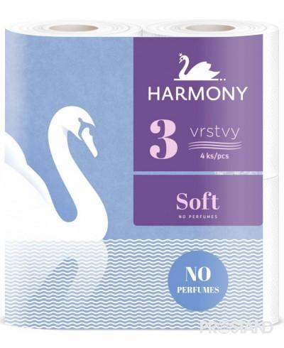 Harmony Hirtie igienica Soft 3 str. 4 role 17.5m