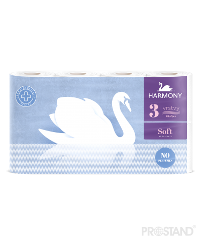 Harmony Hirtie igienica Soft 3 str. 8 role 17.5m