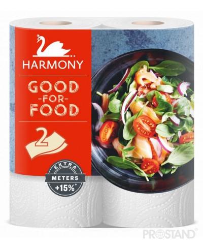 Harmony Prosoape de bucatarie Good-For-Food Extra Meters+15% 2 pliuri 2 role 19m /8829 /15