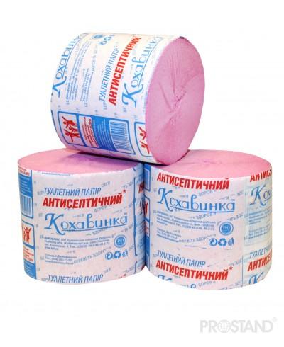 Kohavinka Hirtie igienica din maculatura Antiseptic cod: art.65M, 100 x 90 roz