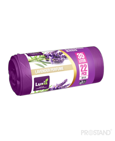LUXIA Pungi p/u gunoi cu urechi 35 L 22 buc. cu aroma lavanda LUX-4076 /25