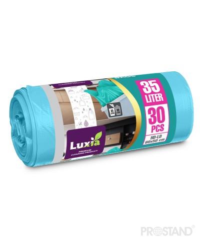 LUXIA Pungi p/u gunoi cu urechi 35 L 30 buc. turcoaz LUX-4014 /28