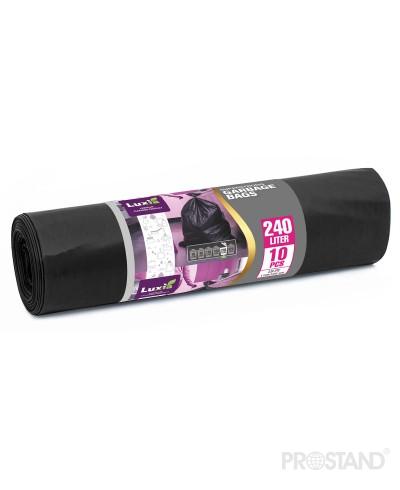 LUXIA Пакеты для мусора ультрапрочные 240 л. 10 шт. LUX-4012 /12