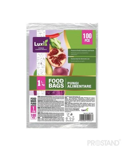 LUXIA Пакеты пищевые прочные 1КГ 100шт.LUX-4028 /40