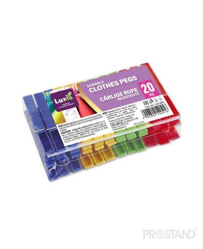 LUXIA Прищепки пластиковые 20шт LUX-4041 /50