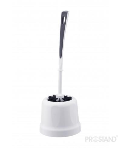 LUXIA Щетка для унитаза с поставкой пластик. LUX-4048 /12