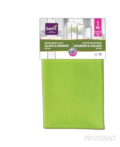 LUXIA Laveta microfibra p/u geamuri & oglinzi Extra 32*32 cm LUX-4063 /30
