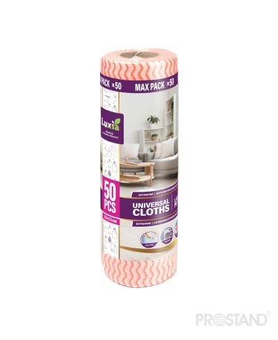 LUXIA Laveta universala rola 50 buc rosie LUX-4037 /12