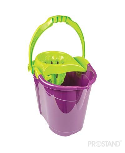 LUXIA Ведро с отжимом 14л фиолетов. LUX-4079 /20