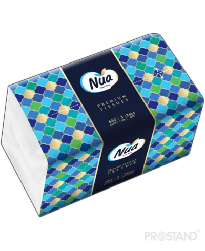 NUA Servetele cosmetice in ambalaj moale 3 str. 184 buc /501321
