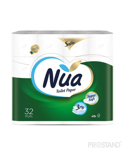 NUA Туалетная бумага 32 рул 3 слоя 16.94m /500967/501390 /3