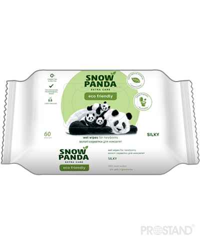PANDA Extra Care Servetele umede 0+ Silky 60buc PH 5,5 /20