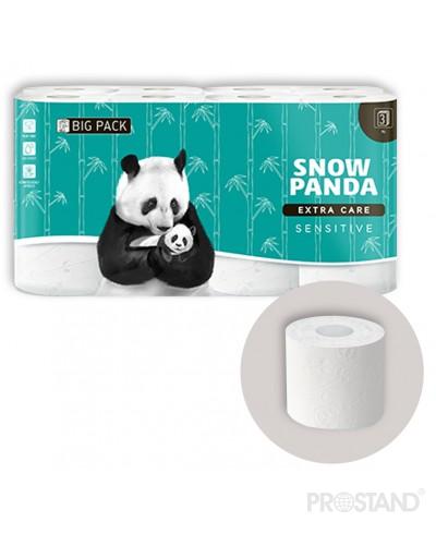 PANDA ExtraCare Туалетная бумага Sensitive 3 слоя 16 рулона 150 лист 19,05м 1/3