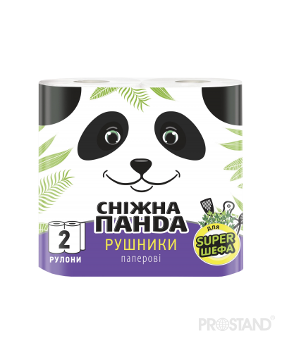 PANDA Кухонные полотенца 2 слоя 2 рулона 13.2m 1/16