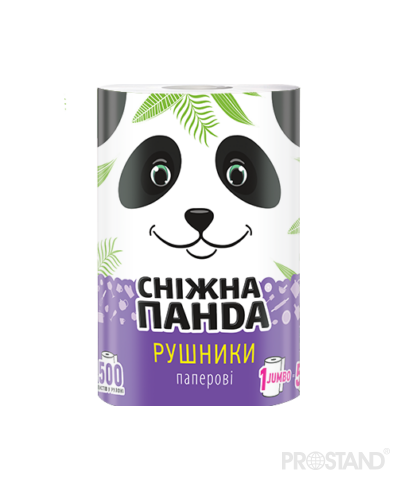 PANDA Кухонные полотенца Jumbo Roll 1 рулон 2 слоя 500 листов 60м 1=5 1/6