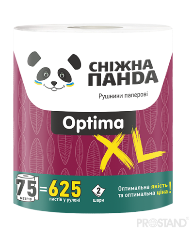 PANDA Prosoape de bucatarie Optima XL 2str. 625foi 75m albe /6