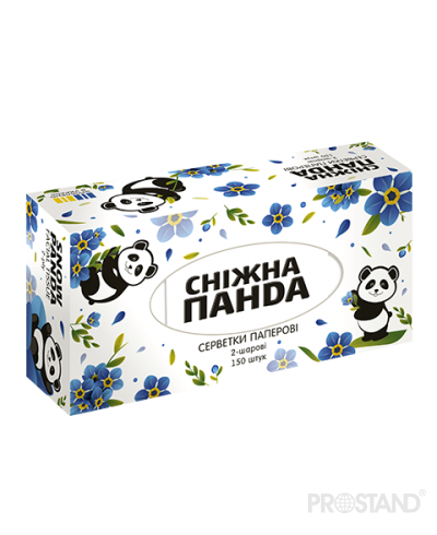 PANDA Servetele cosmetice 2 str. 150 buc
