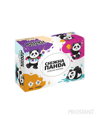 PANDA Servetele cosmetice 2 str. 70 buc